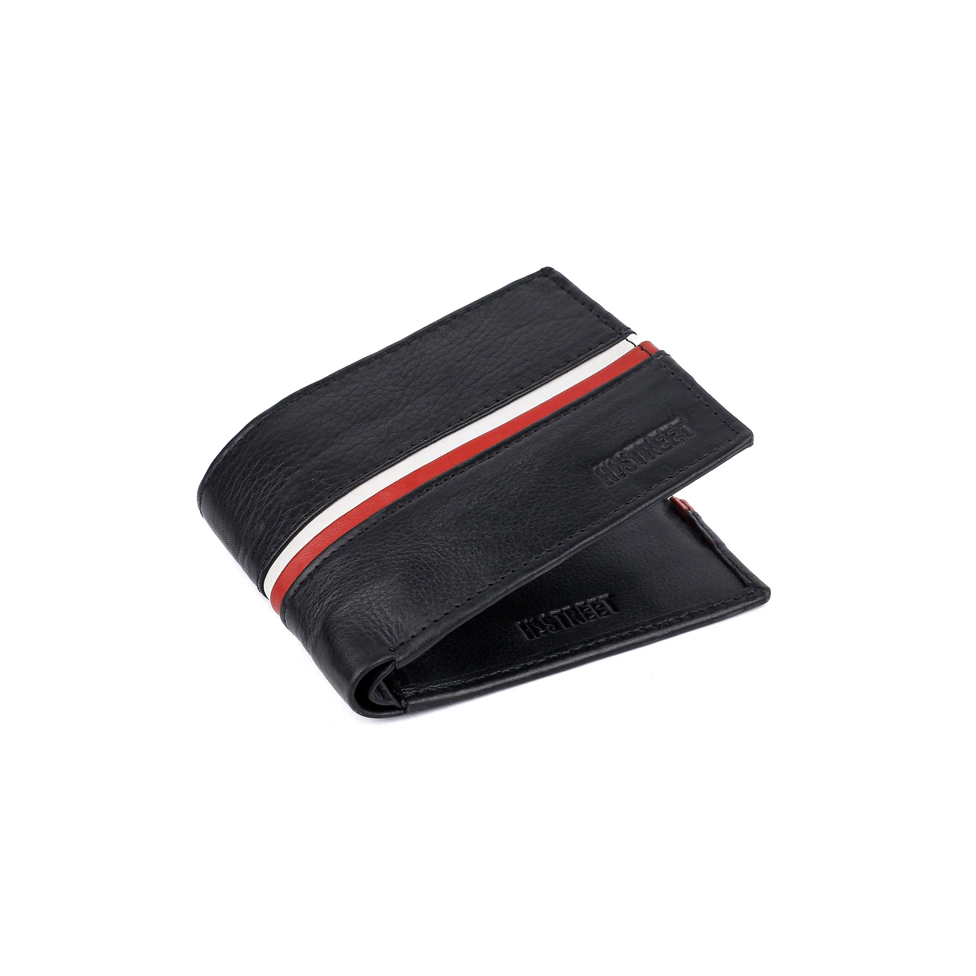 BLACK ANILINE LEATHER WALLET - Image 4